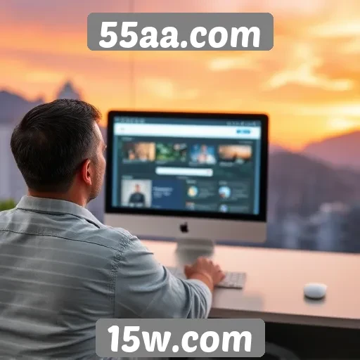 Análise da interface do usuário do 55aa.com